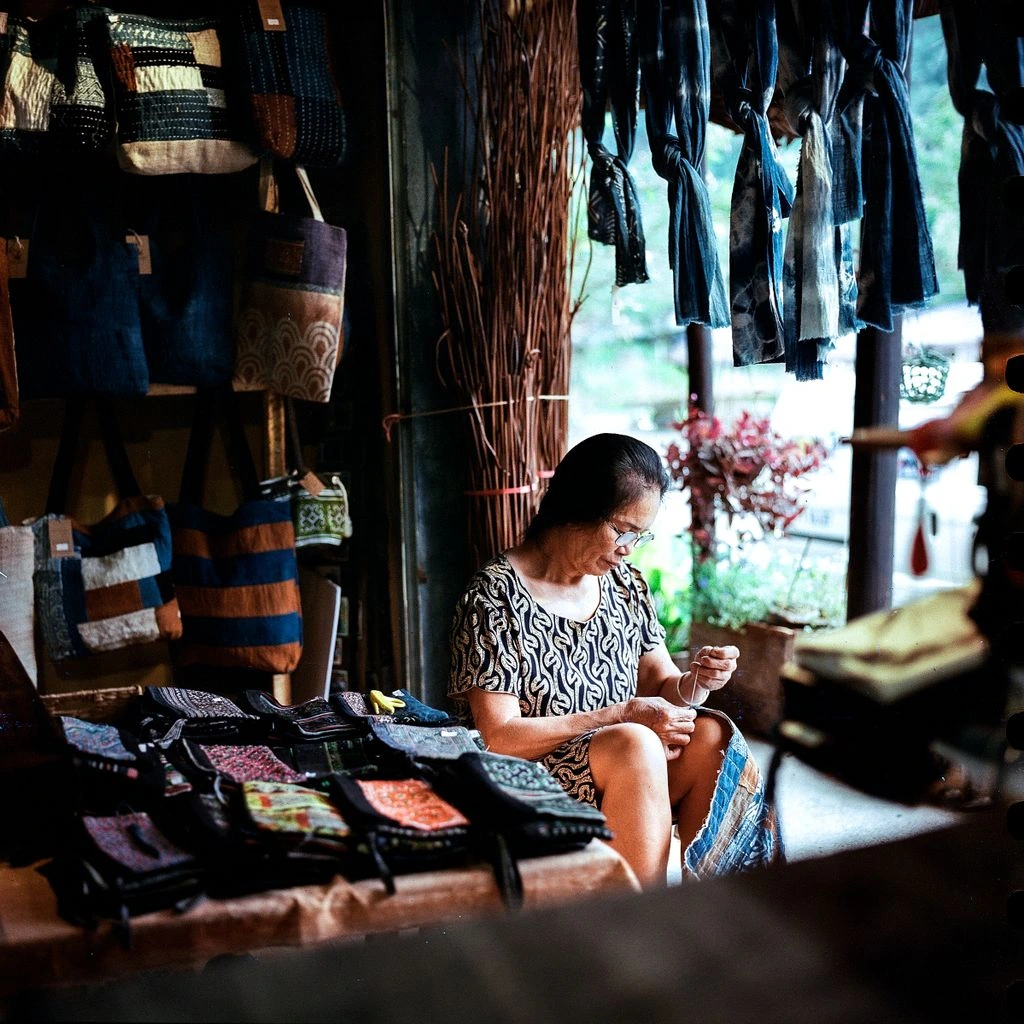 Indigo dye workshop in Oaxaca, Mexico.